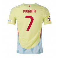 Camisa de time de futebol Espanha Alvaro Morata #7 Replicas 2º Equipamento Europeu 2024 Manga Curta